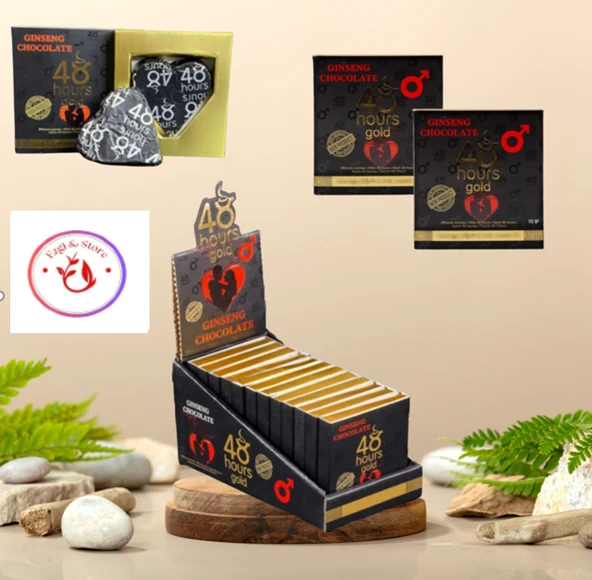 48 Hours Gold Ginseng Çikolata 12'li Orjinal Çikolata ürün görseli 1
