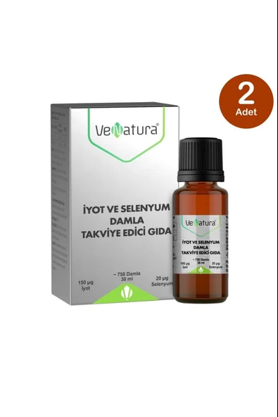 Venatura İyot ve Selenyum Damla 30 ml 2 Adet ürün görseli 1