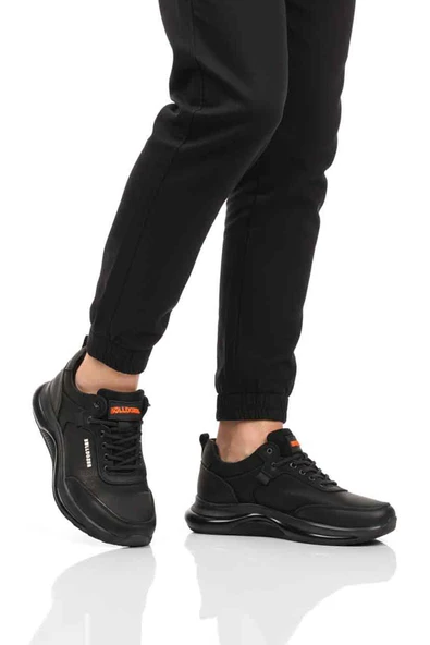 Bulldozer Siyah Nubuk Hakiki Deri Geniş Kalıp Erkek Casual Ayakkabı 260224 M ürün görseli 1