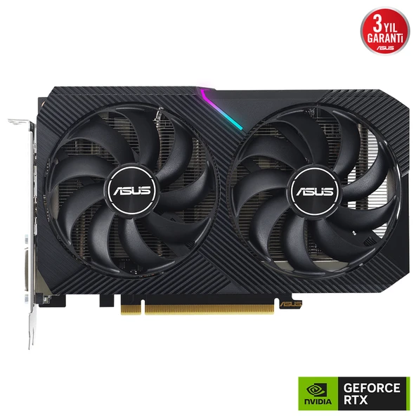 ASUS GeForce DUAL RTX 3050 O8G V2 8GB OC Edition GDDR6 128Bit NVIDIA Ekran Kartı - Resim 2