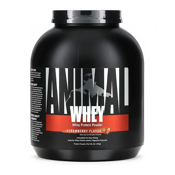 Anımal Whey Protein Powder 1811g-Çilek Aroma ürün görseli 1