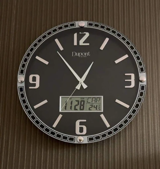 DUPONT MILANO DUPONT-T-710-A  SILVER BLACK KOL SAATİ ürün görseli 1