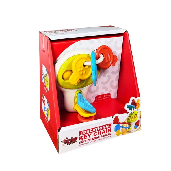 Vardem Eğitici Poppitli Cırcırlı Bebek Anahtarlığı RT1507 - Resim 2
