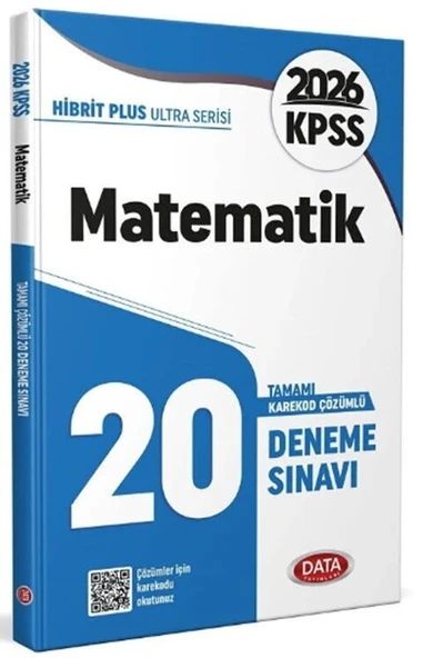 2026 KPSS Matematik Ultra 20 Deneme Data Yayınları ürün görseli 1