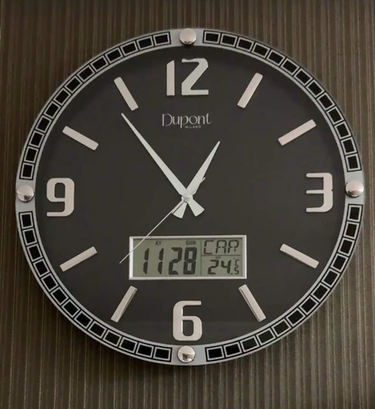 DUPONT MILANO DUPONT-T-710-A  SILVER BLACK KOL SAATİ - Resim 2