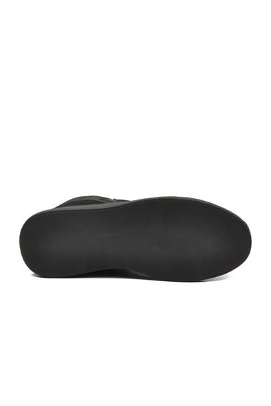 Walkway Siyah Hafif Esnek Bağcıklı Erkek Spor Ayakkabı Ferra 2808 M - Resim 5