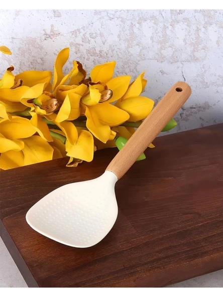 Mien MEN 1440 Krem Silikon Kaşık Tekli ürün görseli 1