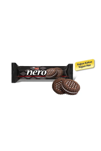Nero Kakaolu Bisküvi 110 g x 18 Adet - Resim 3