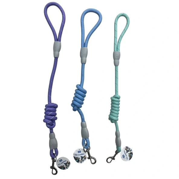 MDB Evcil Hayvan Fitil Gezdirme Tasması 12 mm x 120 cm - Resim 3