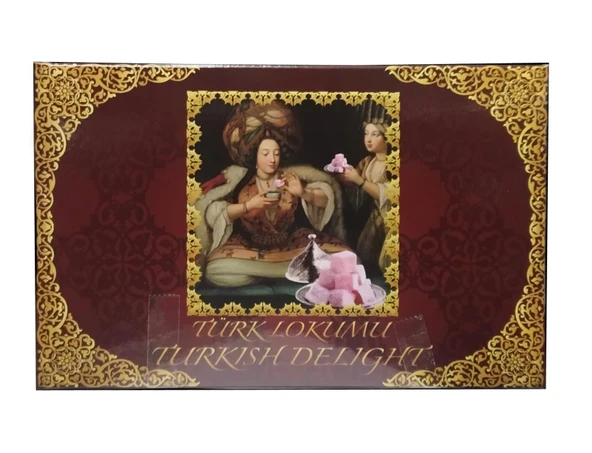 Yörük Lokumu Çift Kavrulmuş Duble Antepfıstıklı H.Cevizi Kaplı Lokum 500 Gr - Resim 2