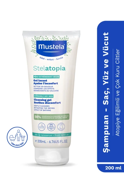 MUSTELA STELATOPIA CLEANSIG GEL 200 ML