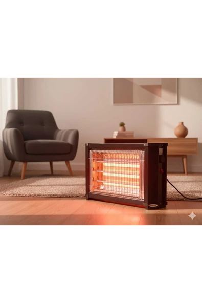 BiHayal 2800Wat 3+1 Çubuk Devrilme Emniyetli Termostatlı Elektrikli Soba/ Elektrikli Isıtıcı ürün görseli 1