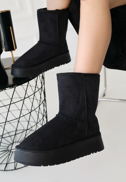 Sophia Siyah Süet Bot - Resim 3