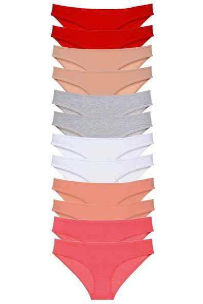 LitaeTrend 12 adet Süper Eko Set Likralı Kadın Slip Külot Set 5 ürün görseli 1