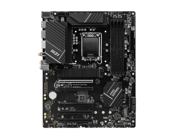MSI Msı PRO B760-P WIFI DDR4 Intel B760 Soket 1700 DDR4 5333(OC)MHz ATX Gaming (Oyuncu) Anakart) - Resim 2