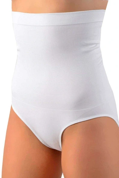 LitaeTrend Elite Life Dikişsiz Şekillendirici Silikonlu Kadın Siyah Slip Korse 890 - Resim 2