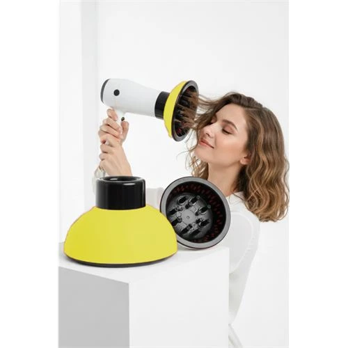 Fön Için Difüzör Vigo Başlık - Saç Kurutma Başlığı Profesyonel SARI ürün görseli 1