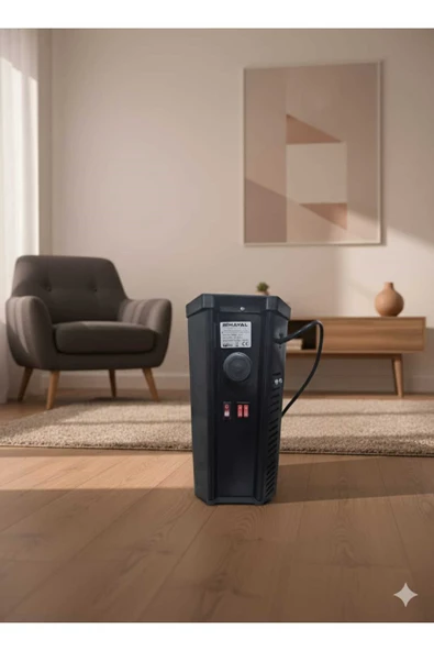 BiHayal 2800Wat 3+1 Çubuk Devrilme Emniyetli Termostatlı Elektrikli Soba/ Elektrikli Isıtıcı - Resim 4