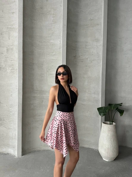 Puantiyeli etek s25900 - Resim 6