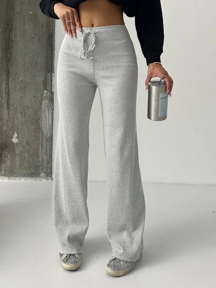 Fit comfort gri salaş pantolon A6011 ürün görseli 1