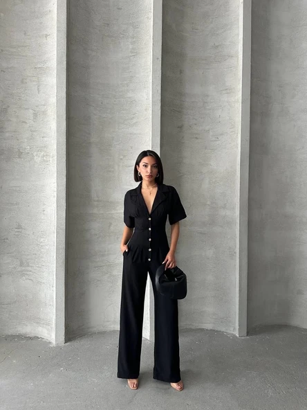 Uzun keten tulum s255059 - Resim 6