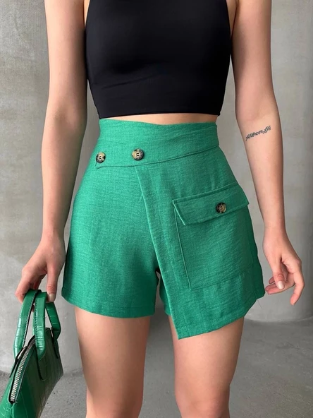 Tek cepli şort etek ürün görseli 1