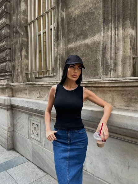 Kaşkorse kumaş bluz - Resim 4