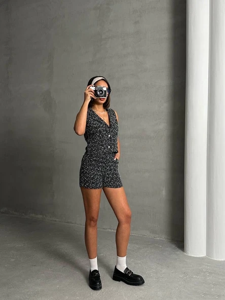 Yelekli şort takım - Resim 2