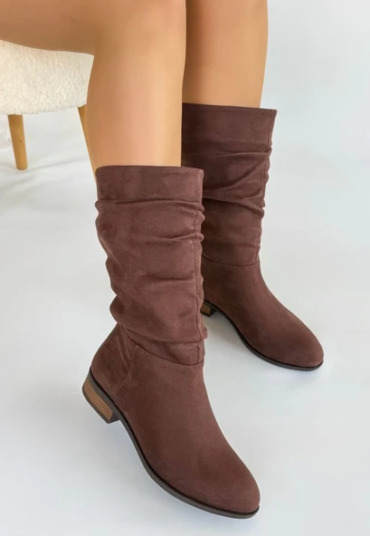 Plod Kahverengi Süet Çizme ürün görseli 1