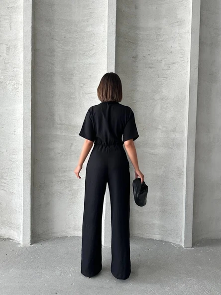 Uzun keten tulum s255059 - Resim 4