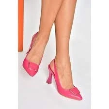 Pıert Fuşya Cilt Topuklu Ayakkabı ürün görseli 1