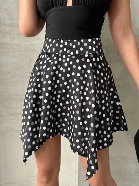 Puantiyeli etek s25900 - Resim 3