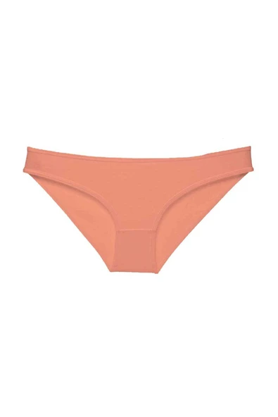 LitaeTrend Pudra Kadın Günlük Pamuklu Likralı Özel Poşet Içinde Taşınabilir Acil Durum Slip Külot - Resim 2