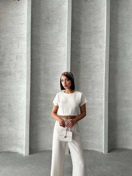 Bluz pantolon takım s255057 - Resim 5