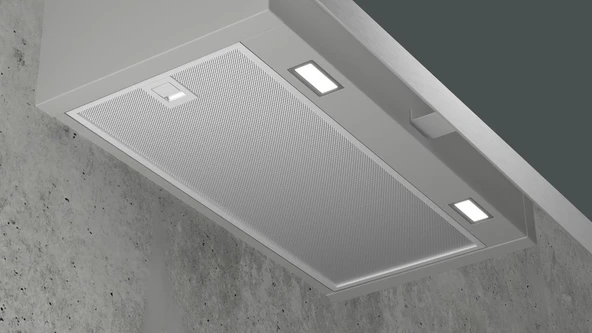 SİEMENS LC95FCJ00T iQ300 Duvar Tipi Davlumbaz 90 cm clear glass titanium printed - Resim 3