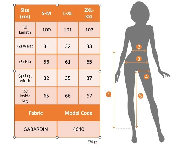 Kadın Yüksek Bel Beli Lastikli Kargo Cep Detaylı Gabardin Pantolon - Resim 4