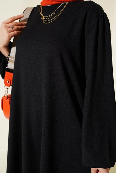 Siyah Tunik Pantolon Alt Üst Takım 6663 - Resim 3