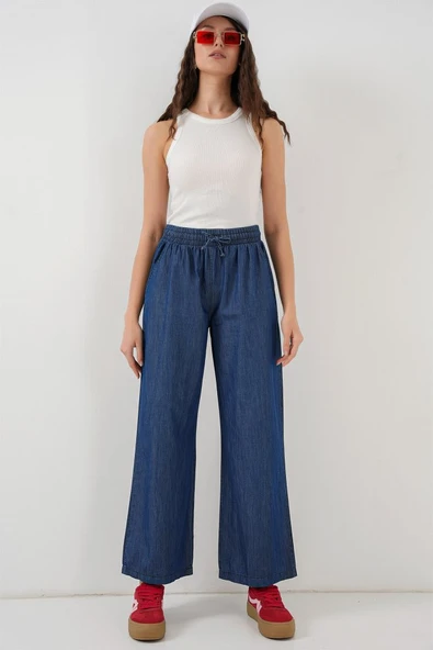 Rahat Kalıp Kot Pantolon 6707 - Lacivert - Resim 3