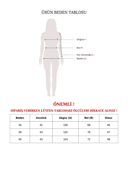Omuzları Vatkalı Beli Lastikli  Bluz -A.Yeşil - Resim 3