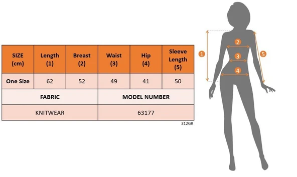 Kadın Uzun Kollu V Yakalı önden Düğmeli çok Renkli Bluz - Resim 5