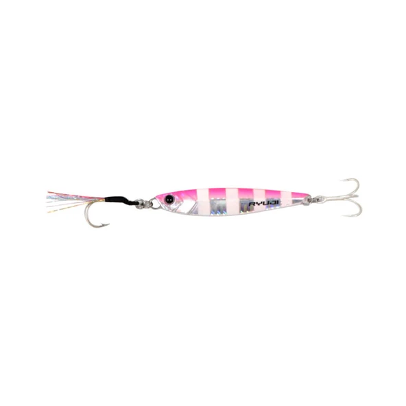 Ryuji Jig King 60gr Jig Yem Renk : Pink Zebra Glow ürün görseli 1