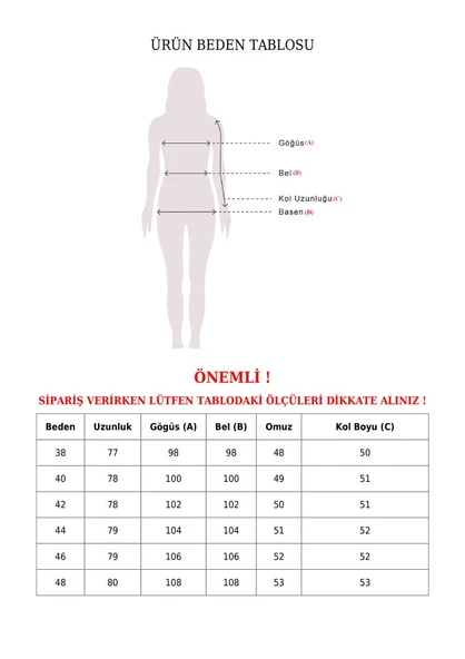 Yaka Ve Ceplerinde Taş İşlemel Kot Ceket -Buz Mavi - Resim 4