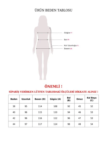 İç Astarlı Düğmeli Kemerli Trençkot  -Kahve - Resim 3