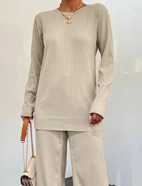 Bisiklet Yaka Kaşkorse Takım      -Taş ürün görseli 1