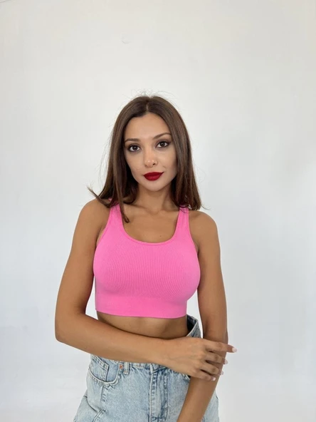 2503 BÜSTİYER-PEMBE - Resim 3