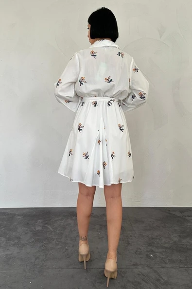 Hardal Brode Mendilli Elbise - Resim 3