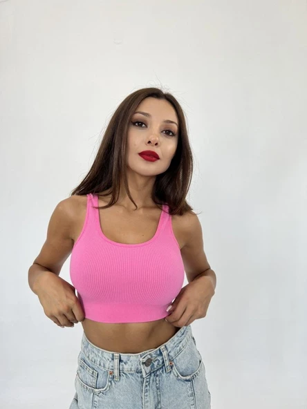 2503 BÜSTİYER-PEMBE - Resim 4