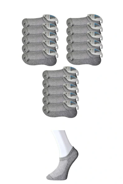LitaeTrend Gri Erkek Görünmez Çorap 15 çift ürün görseli 1