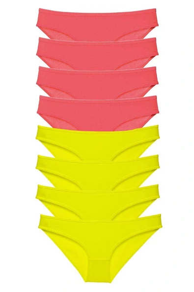 LitaeTrend 8 adet Süper Eko Set Likralı Kadın Slip Külot Sarı Fuşya ürün görseli 1