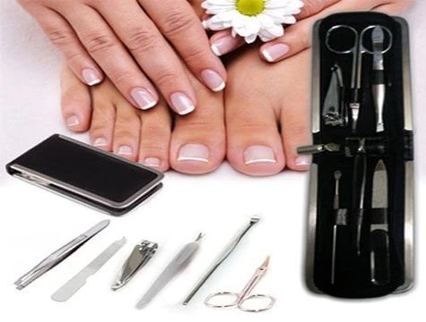 Deri Çantalı 6 Parça Manikür Seti ürün görseli 1